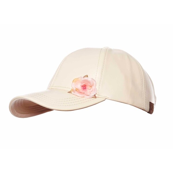 pleather baseball hat