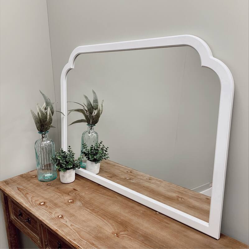Mifflin Framed Mantel Mirror - Clover Cathedral - 38.4x27.4