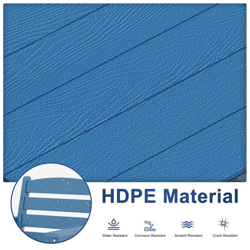 7-Piece HDPE Outdoor Dining Table Sets