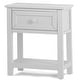 preview thumbnail 4 of 6, Hillsdale Kids and Teen Schoolhouse 4.0 Wood 1 Drawer Nightstand White