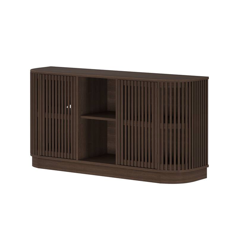 Plank and Beam Contour 2-Door Sideboard/TV Stand with Shelf