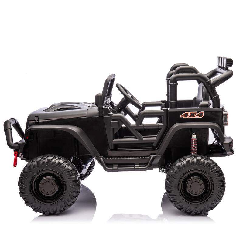 Kids Electric Ride-On Car 24V 400W with Parents Control, 3 Speed Settings, Bluetooth, USB, Music, LED Searchlights
