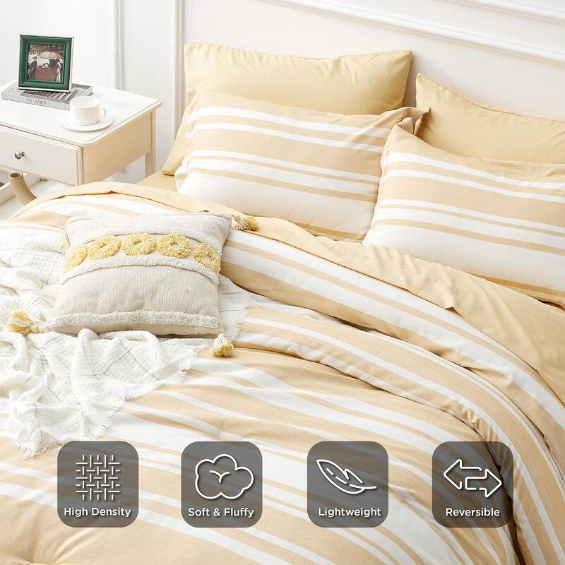 7 Pieces California King Bedding Sets All Season Bed Set On Sale