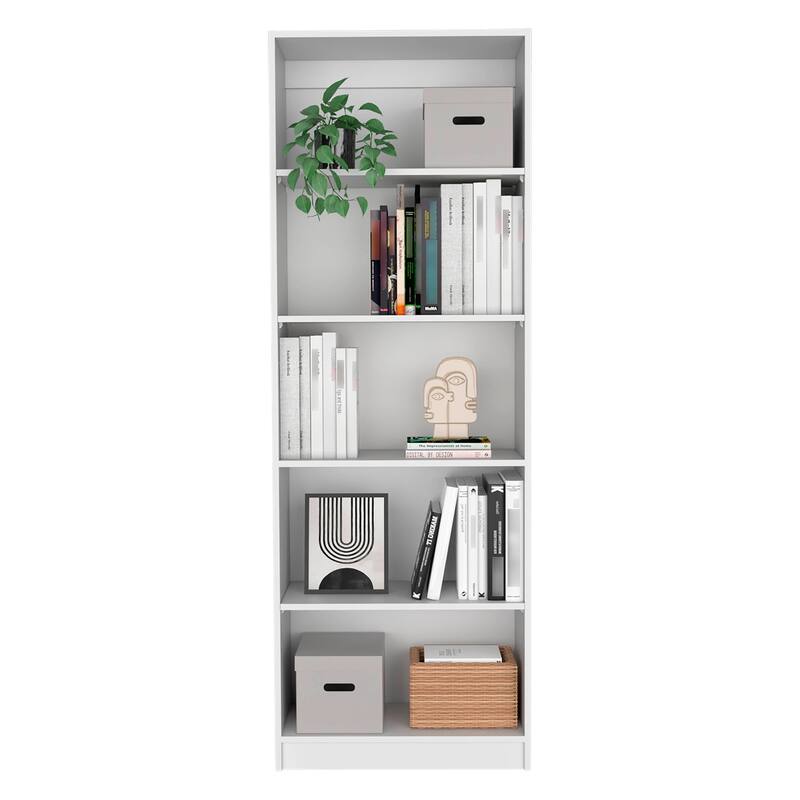 TUHOME Home Multi-Tier Slim Bookcase