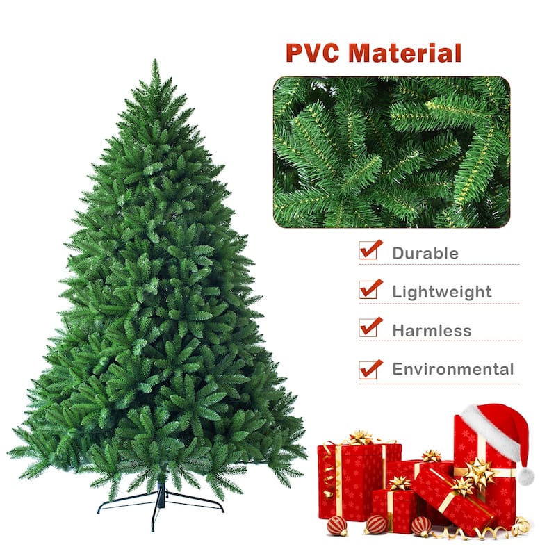 Costway 7.5ft Artificial Christmas Fir Tree 1968 Branch Tips - 7.5 FT