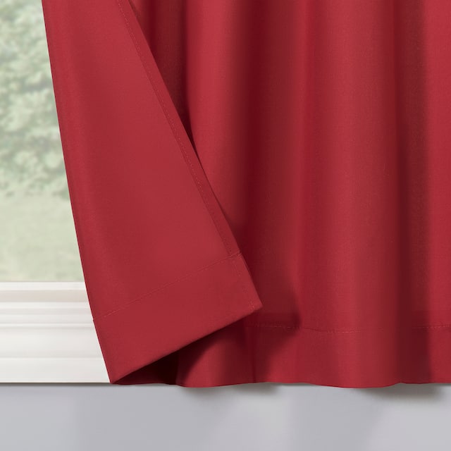 No. 918 Martine Microfiber Semi-Sheer Rod Pocket Kitchen Curtain Valance and Tiers Set