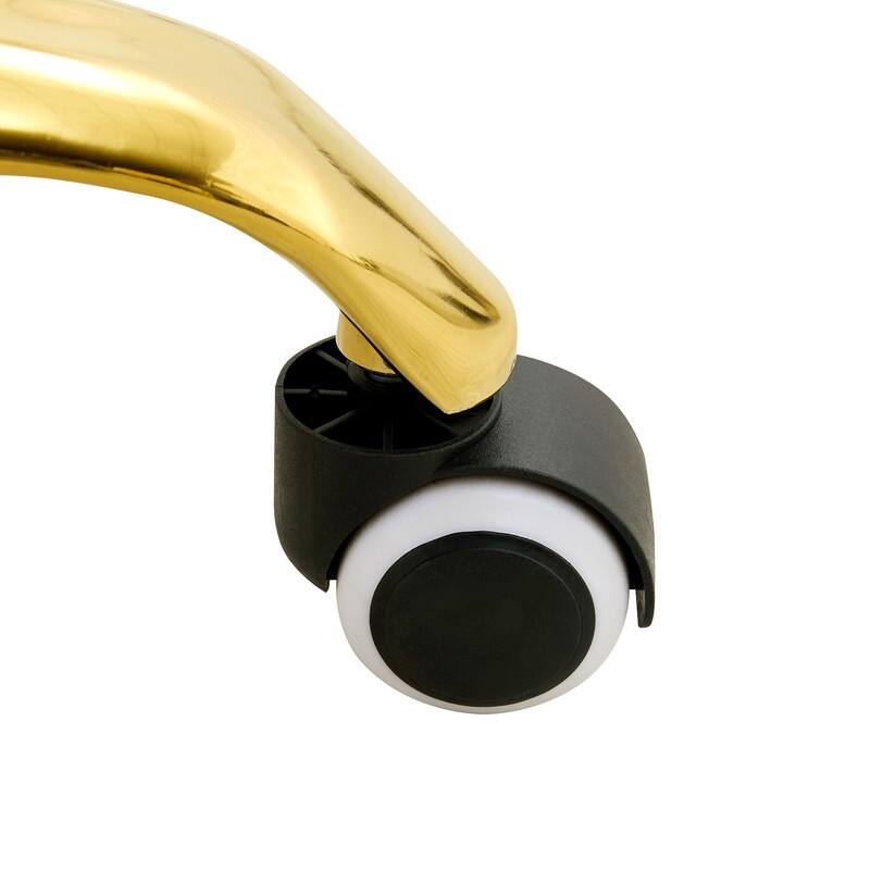 Velvet Bubble Chain Accent Chair with Gold Casters - Modern Sculptural Seating for Living Room & Office