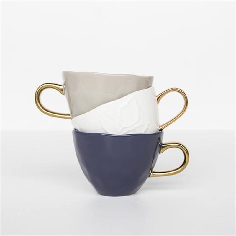 Good Morning Cappuccino/Tea Cup Gray Morn