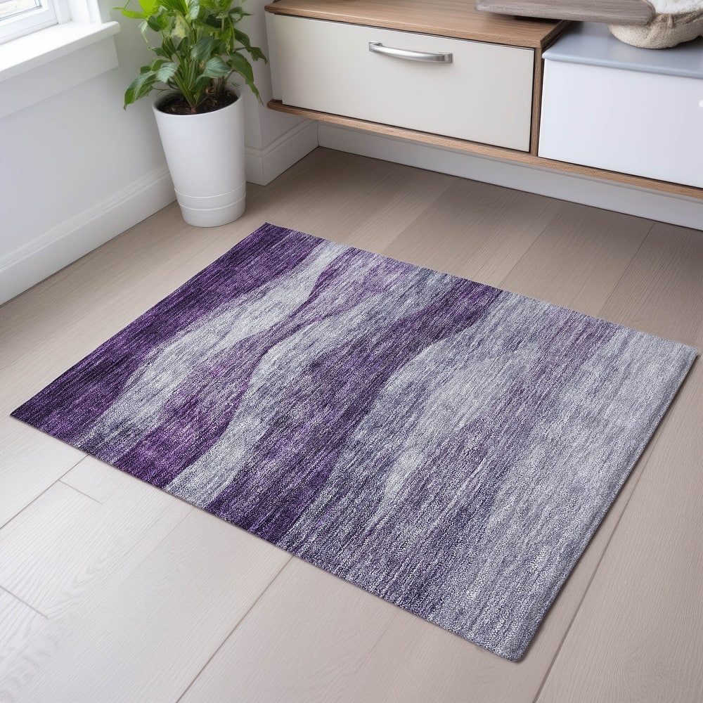 Premium Washable Super Soft Cool Modern Wvave Mayfield Rug