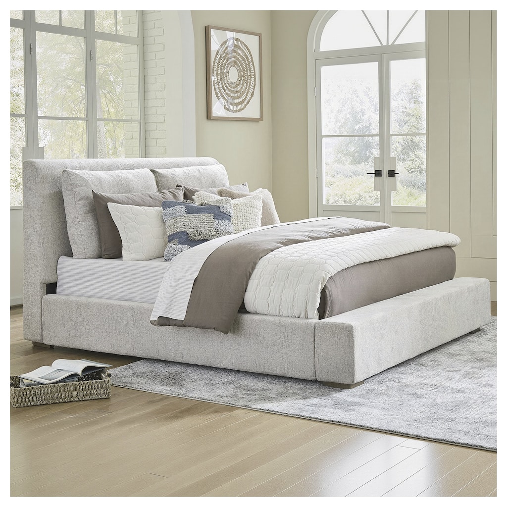 Signature Design by Ashley Cabalynn Brown King Upholstered Bed