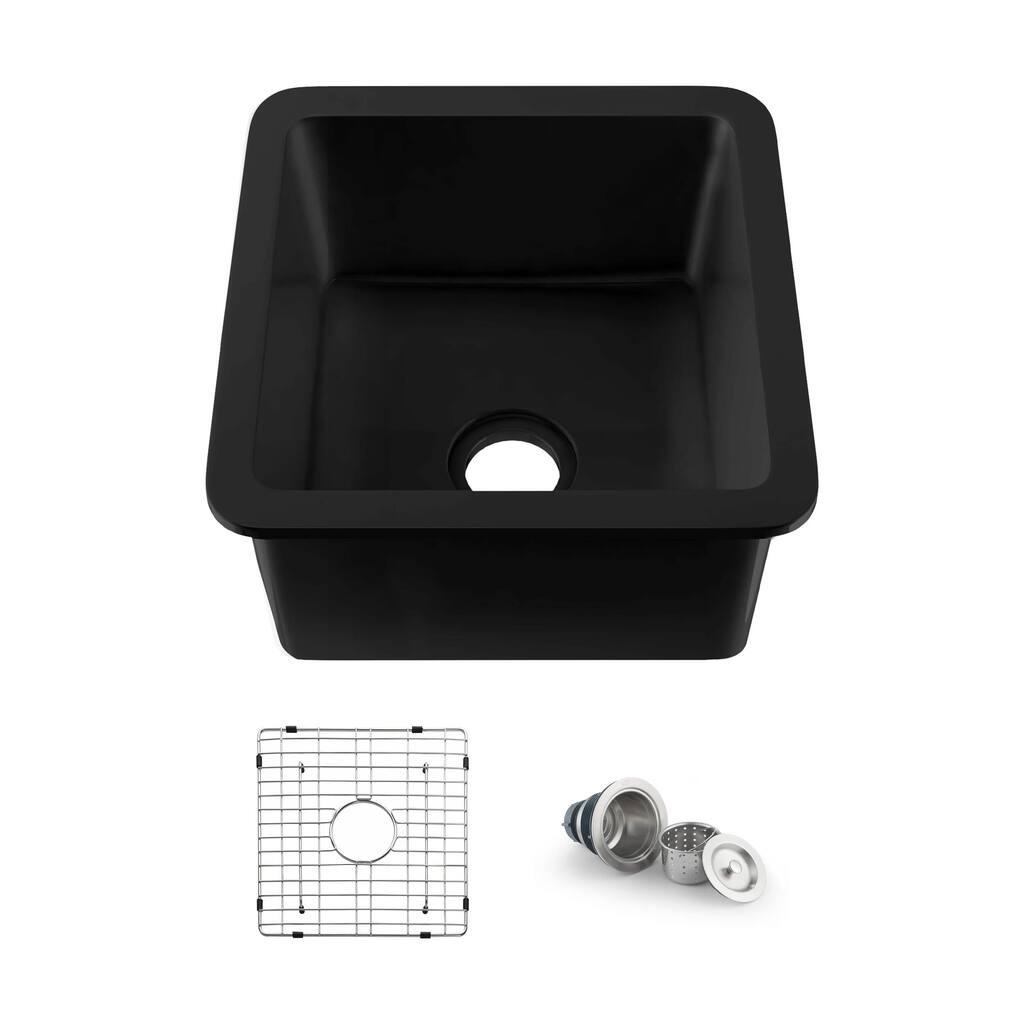 Fireclay Kitchen Undermount Single Bowl Sink