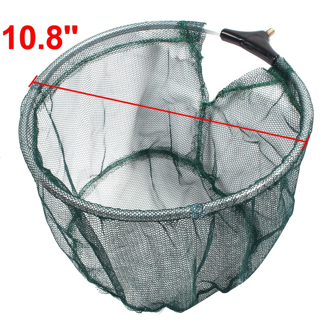 Fishman Metal Round Frame Fish Shrimp Fishing Landing Dip Net 27.5cm Dia
