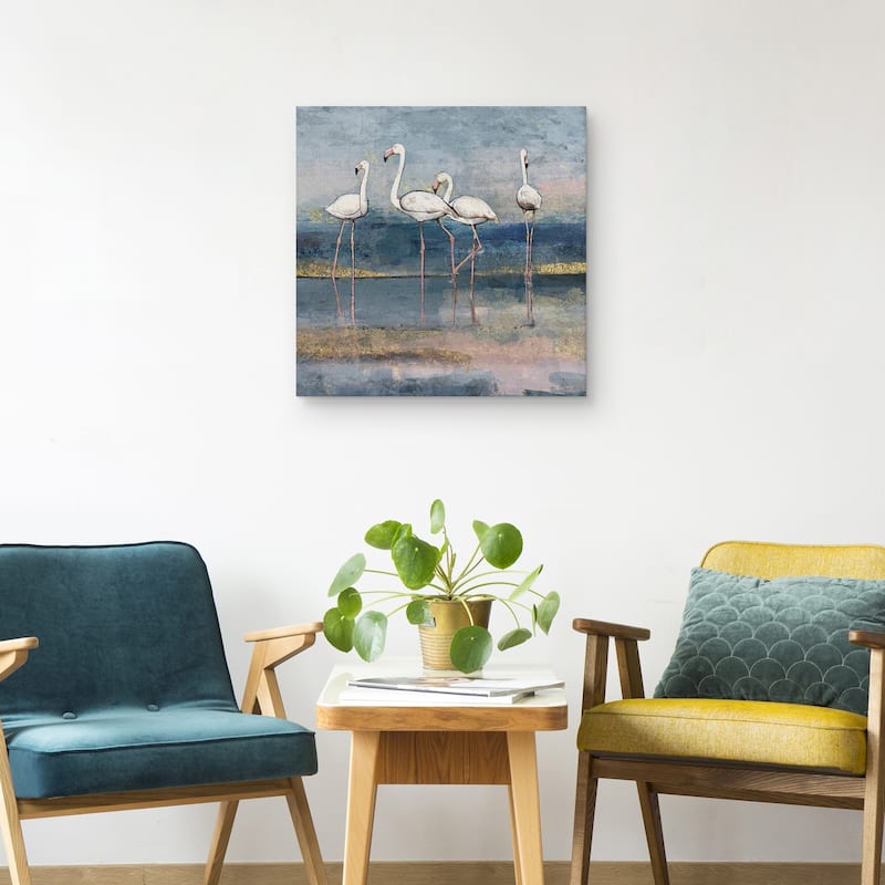Chorus Line Square I by Studio Arts Canvas Art Print