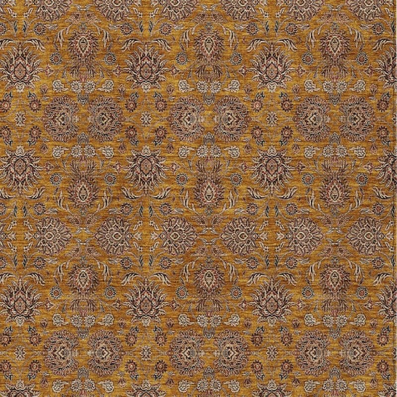 HomeRoots Floral Transitional Rectangle Outdoor Rug