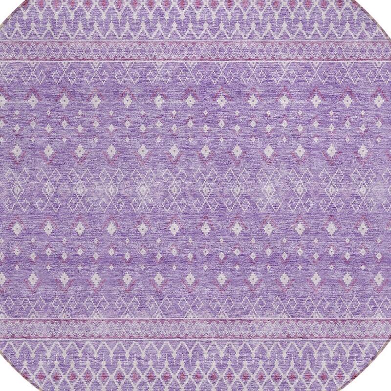 HomeRoots Tribal Transitional Rectangle Outdoor Rug