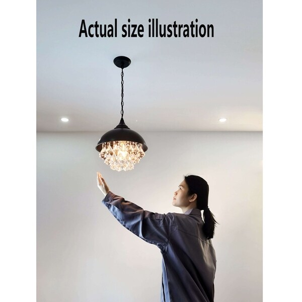 Single light chandelier outlet