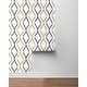 preview thumbnail 21 of 20, NextWall Ogee Ribbon Peel and Stick Wallpaper