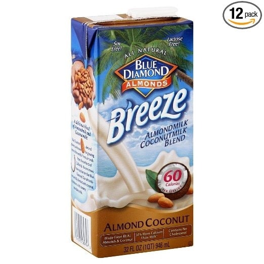 Almond Breeze Almondmilk Blend, Almond Coconut Original, 32 Ounce (Pack of 12)