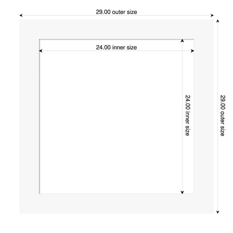 Amanti Art Basic Black Framed Dry Erase Magnetic Board - 29 x 29 in - Basic White