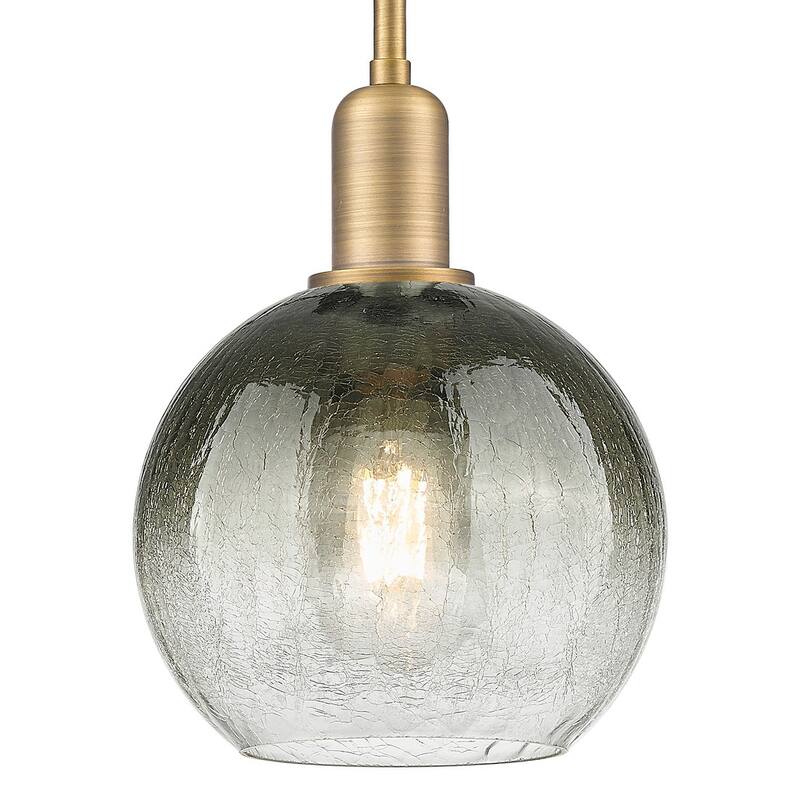 Innovations Lighting 716-1S-G483-8SL Brookhaven Globe 8" Wide Mini - Brushed Brass