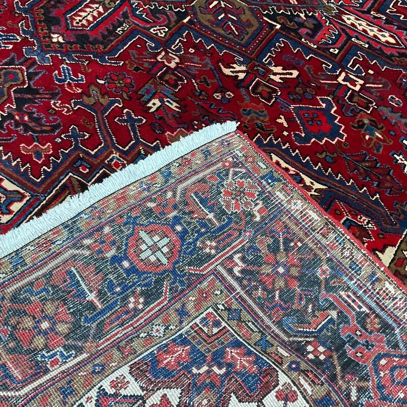 HERAT ORIENTAL Handmade Fine Heriz Rug - 8'9" x 10'10"