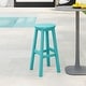 preview thumbnail 45 of 97, Laguna Hdpe All Weather Outdoor Patio 29" Round Bar Stool