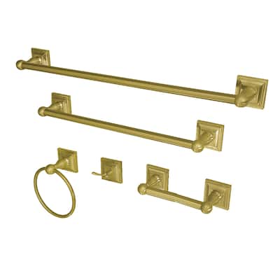 Serano 5-Piece Bathroom Hardware Set