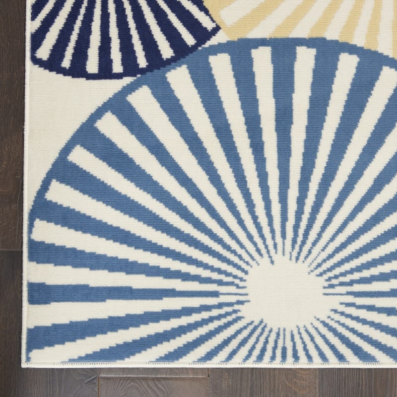 Luwa Power Loomed Geometric Modern Area Rug By HomeRoots - 118' X '94' X '0.5