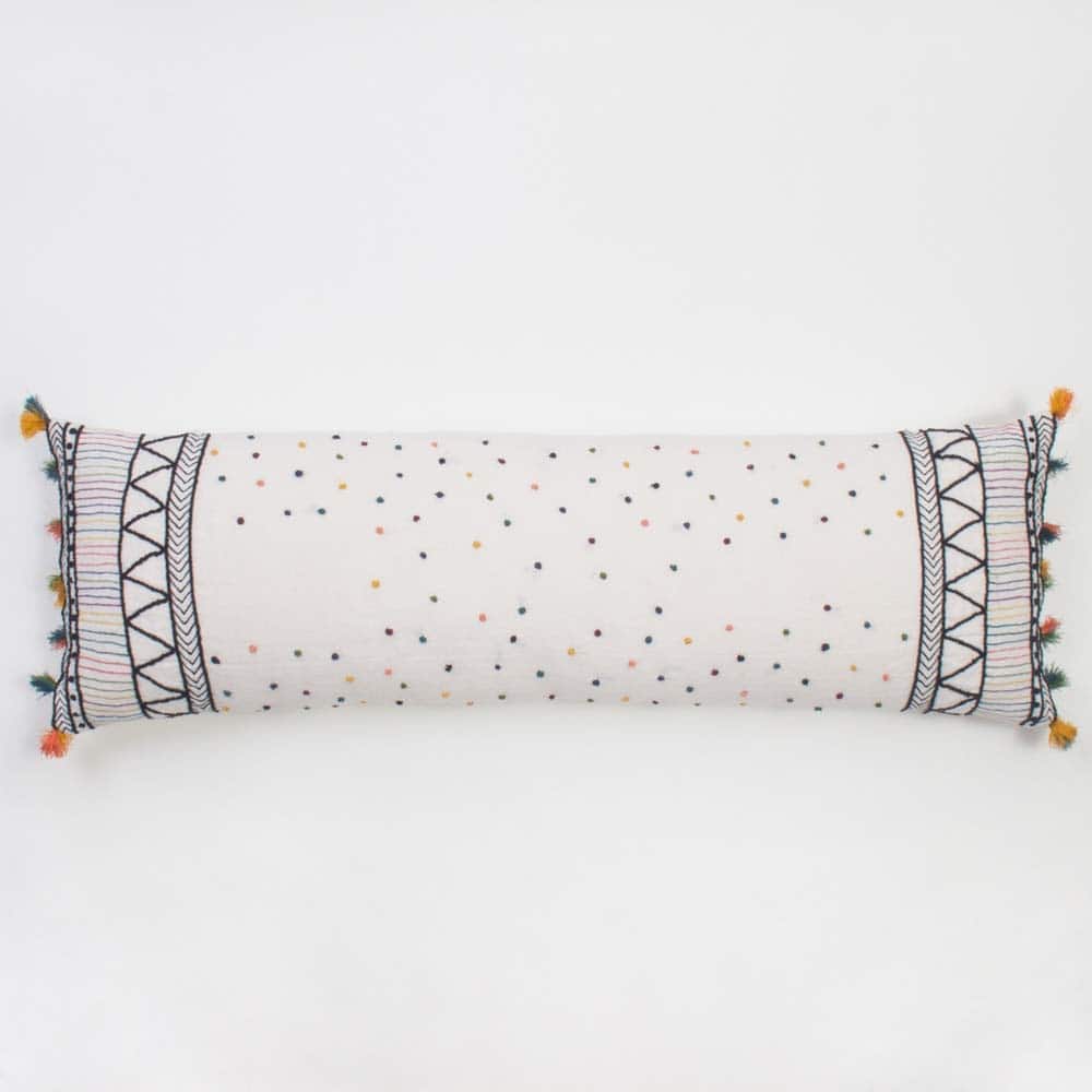 Sindy Multicolor Extra Long Bolster Pillow