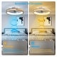 preview thumbnail 3 of 6, Cusp Barn 20" Modern Smart Low Profile Ceiling Fan with Lights and APP Control, Farmhouse 6 Speeds Reversible Wooden Ceiling Fan