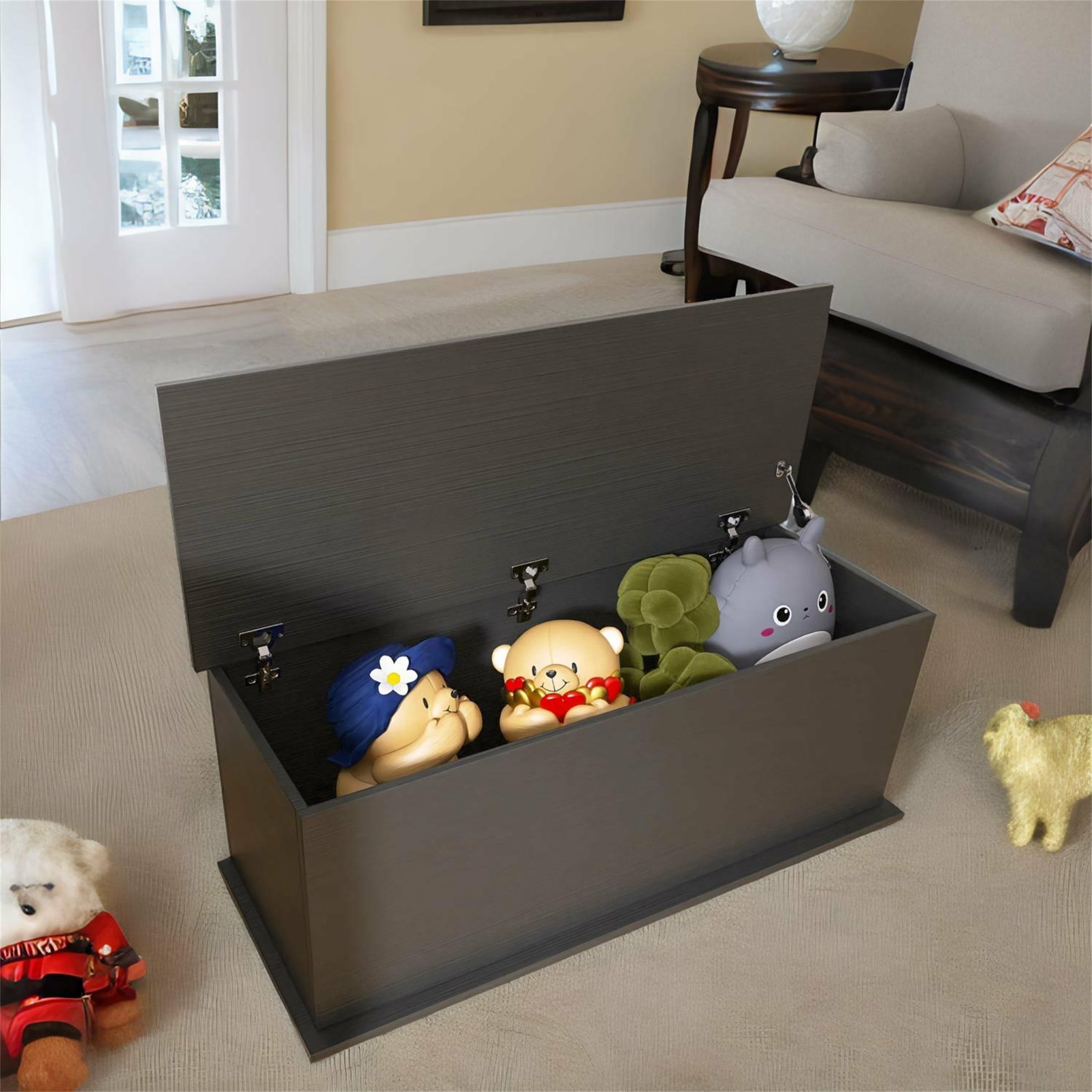 Black toy box discount