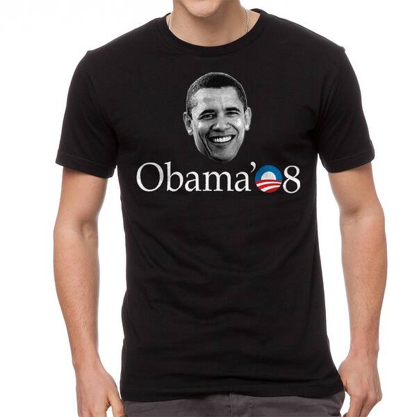 Shop Obama 08 Logo Design Presidential Campaign Men S Black T