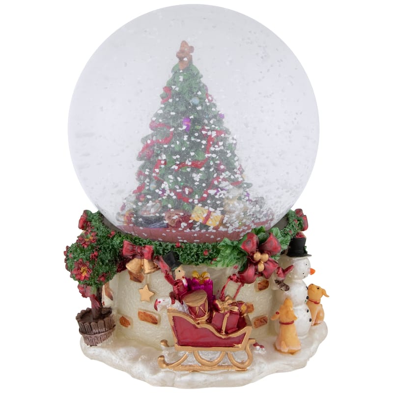 6.5" Christmas Tree Musical Snow Globe