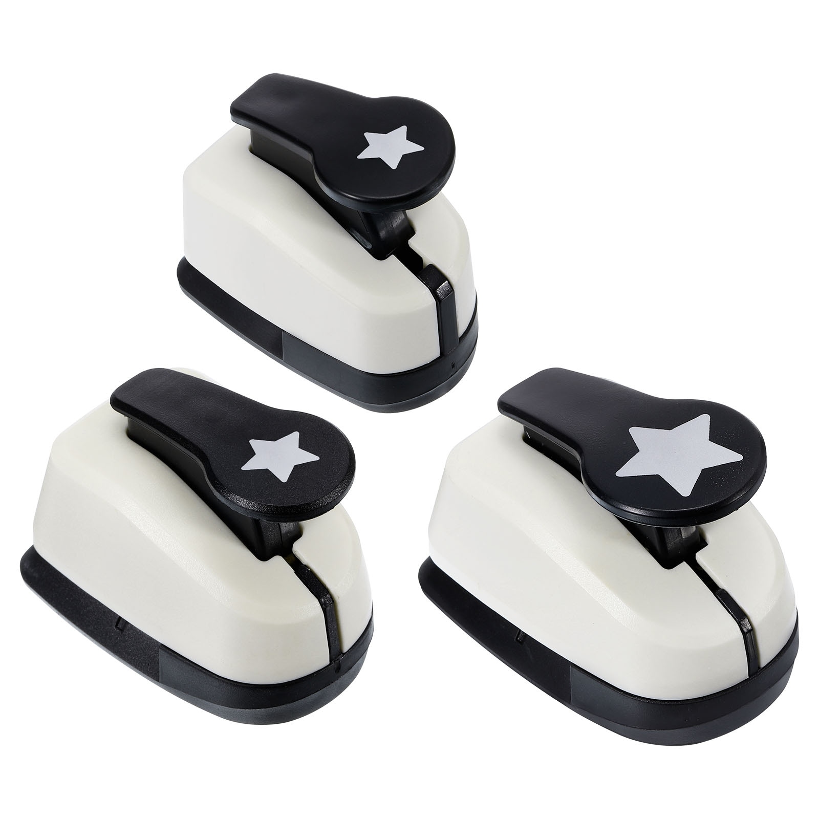 0.4/0.6/1 Inch Star Punch, Hole Paper Punch Hole Puncher Shape Punches -  White, Black - On Sale - Bed Bath & Beyond - 38236376