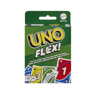 Mattel UNO Flex Card Game - White