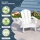 preview thumbnail 8 of 73, Laguna Kids Outdoor Poly Adirondack Chair with Cup Holder (Set of 2)