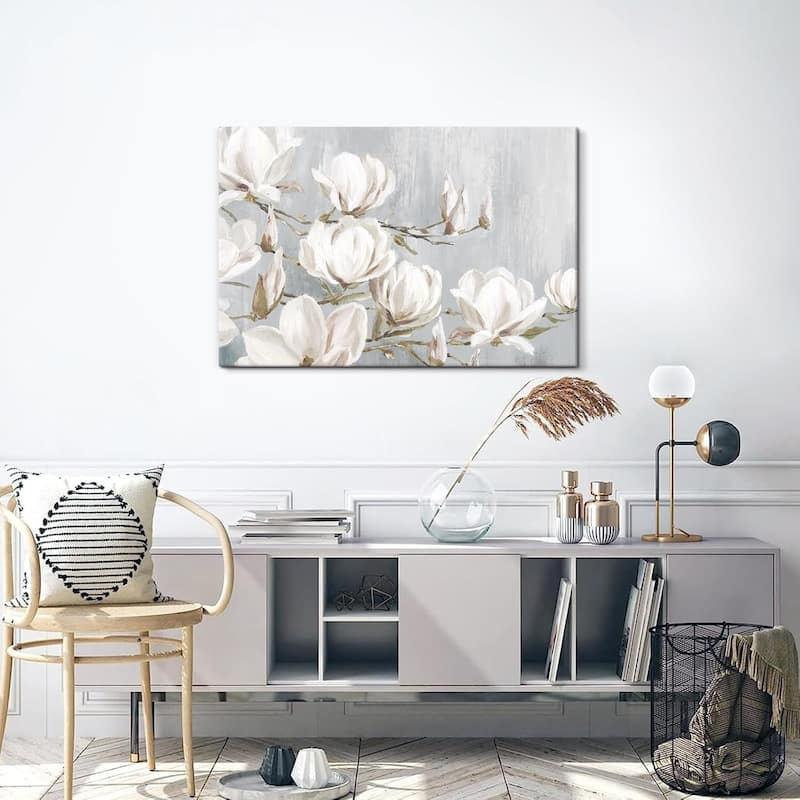 Wall Art Flowers Pictures Blossom Floral Artwork Vintage Nature