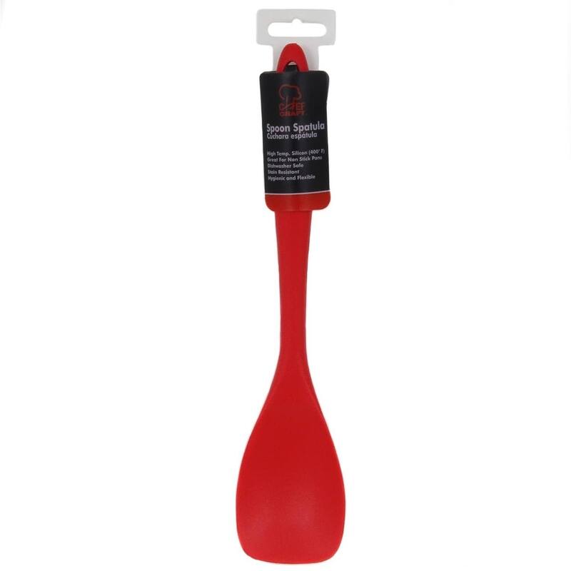 Chef Craft 11.5" Premium Heat Resistant Silicone Spoon Spatula Spoonula