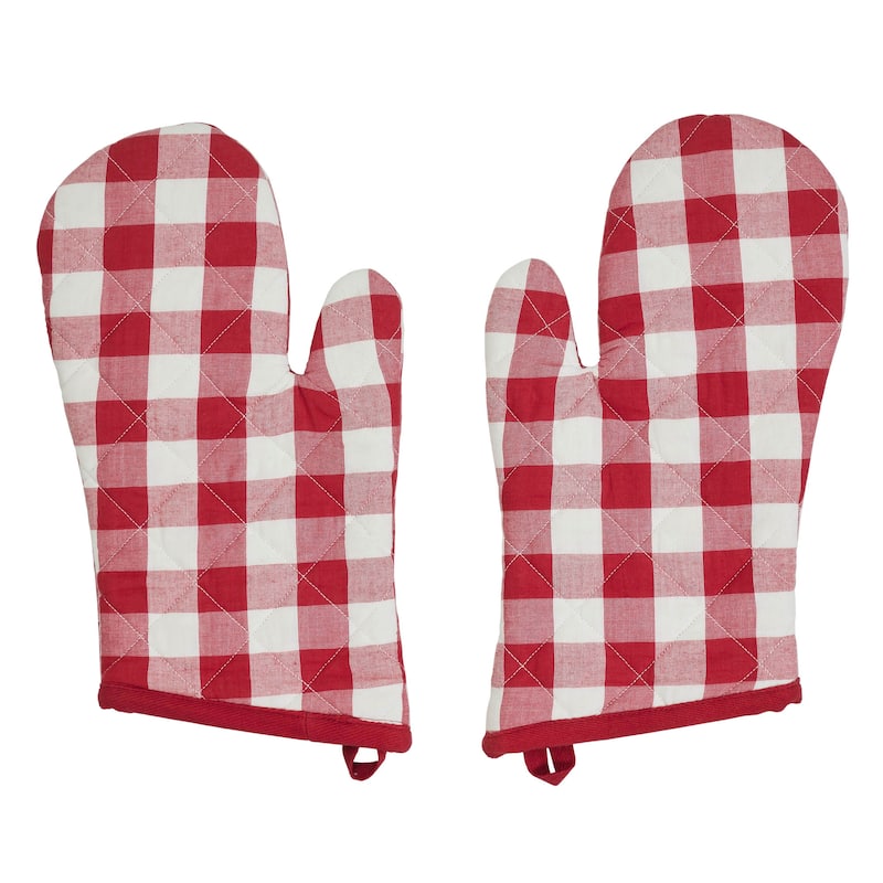 Annie Buffalo Check Oven Mitt Set of 2