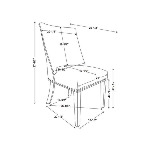 Allard Modern Dining Chairs with Natural Legs (Set of 2) Bed Bath