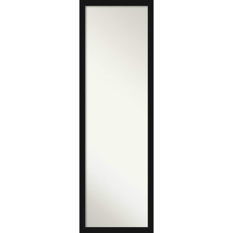 Non-Beveled Full Length On The Door Mirror - Avon Frame