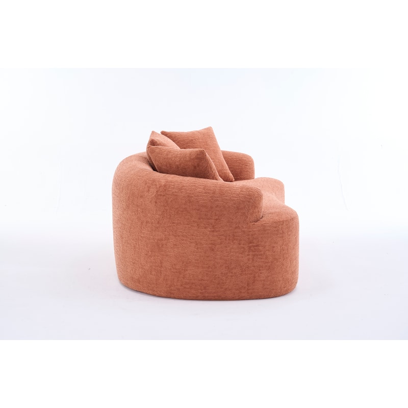 65"Chenille 2-Seater Sofa with Easy Assembly, Medium Firm Cushion, and 300 lbs Weight Capacity"