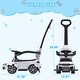 preview thumbnail 13 of 14, 4-in-1 Push Cars for Toddlers 1-3 Boys Girls Licensed BMW