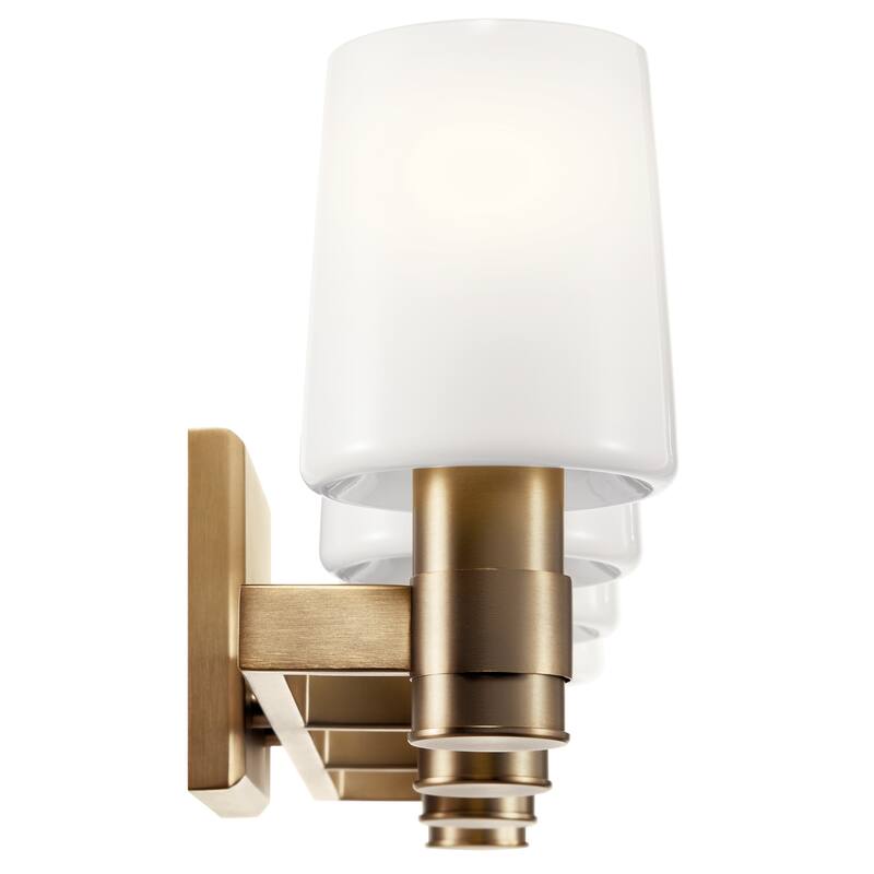 Adani 30 in. 4-Light Bathroom Vanity Light with Opal Glass