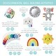 The Peanutshell Montessori Elephant 7-in-1 Activity Play Gym & Play Mat for Baby - Multi-Color