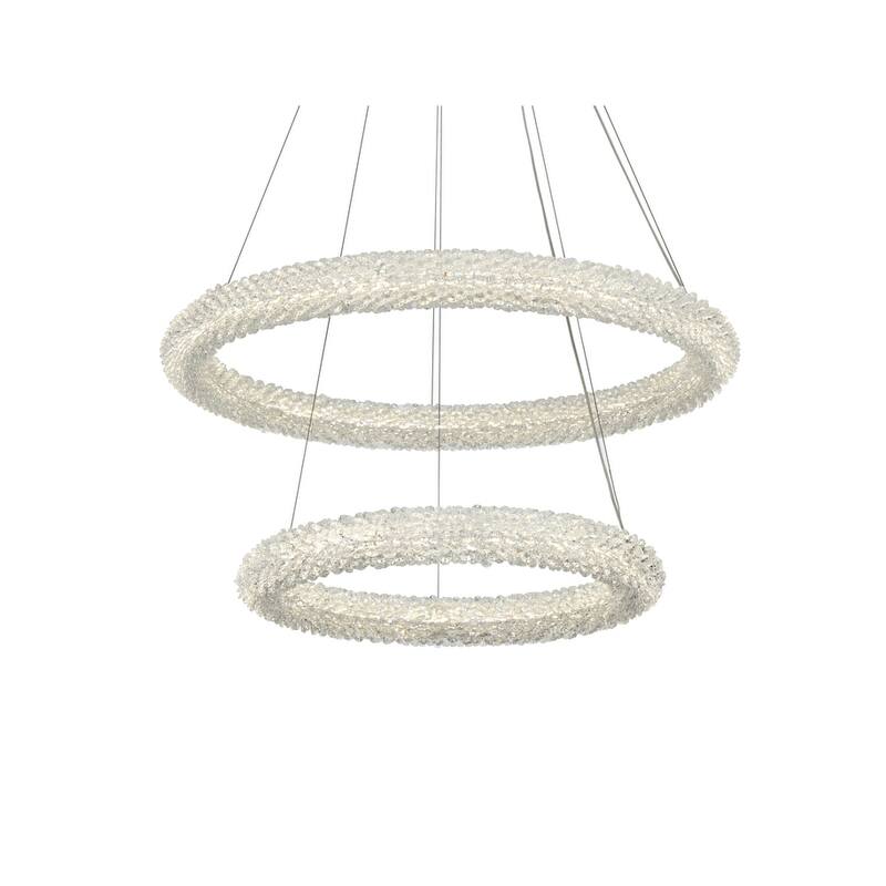 Indigo Home 28 inch Adjustable LED Chandelier