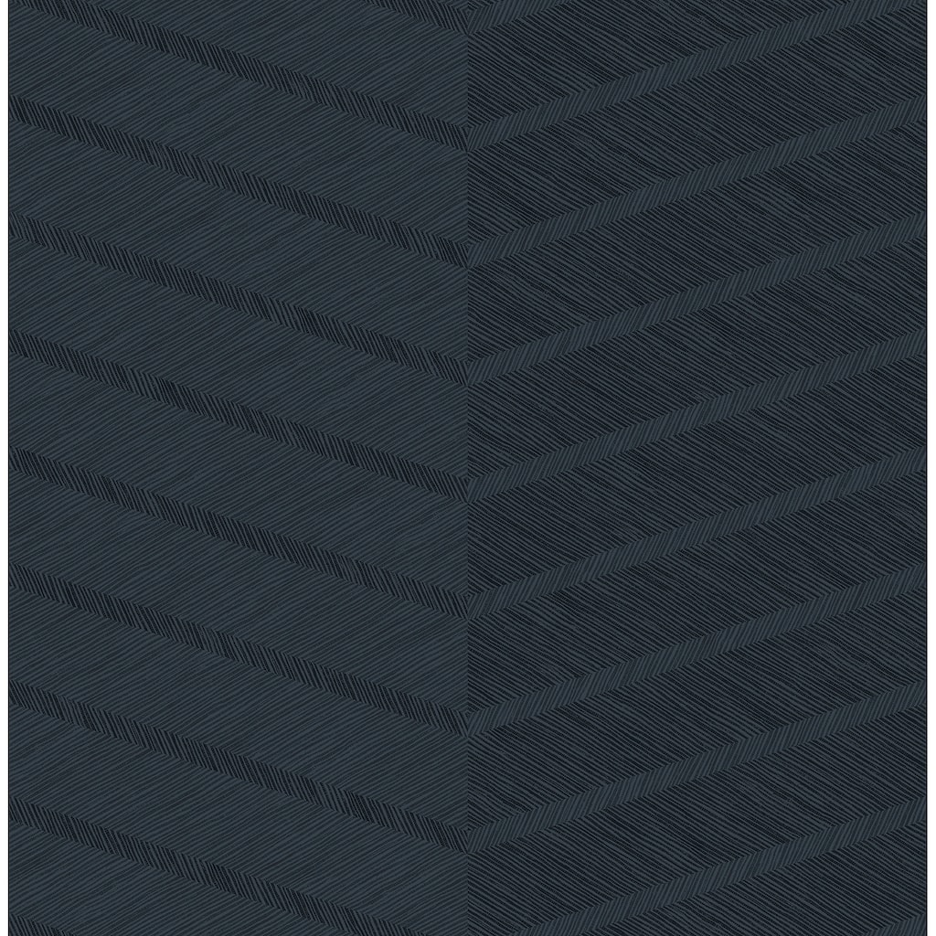 Scott Living Aspen Indigo Chevron Wallpaper