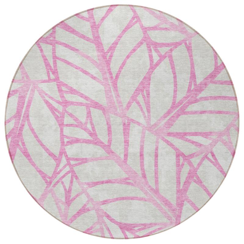 HomeRoots Floral Transitional Rectangle Outdoor Rug