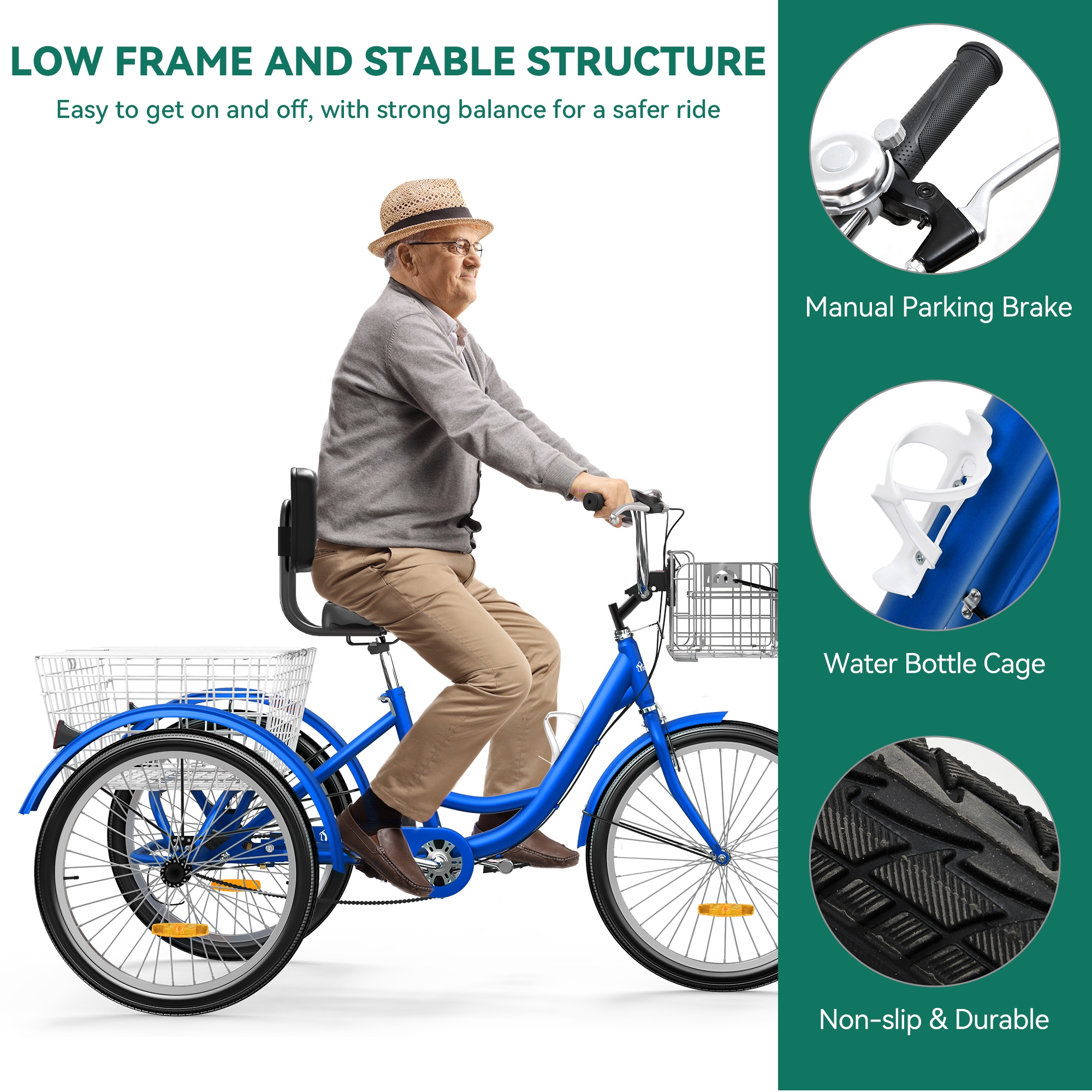 Low 3 shop wheel bike
