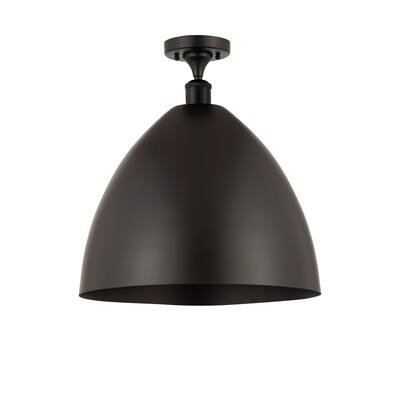 Innovations Lighting Metal Bristol - 1 Light 16" Semi-Flush Mount